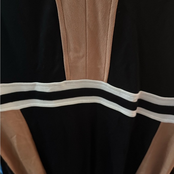 H&M black and beige bodycon dress size large - Picture 3 of 12